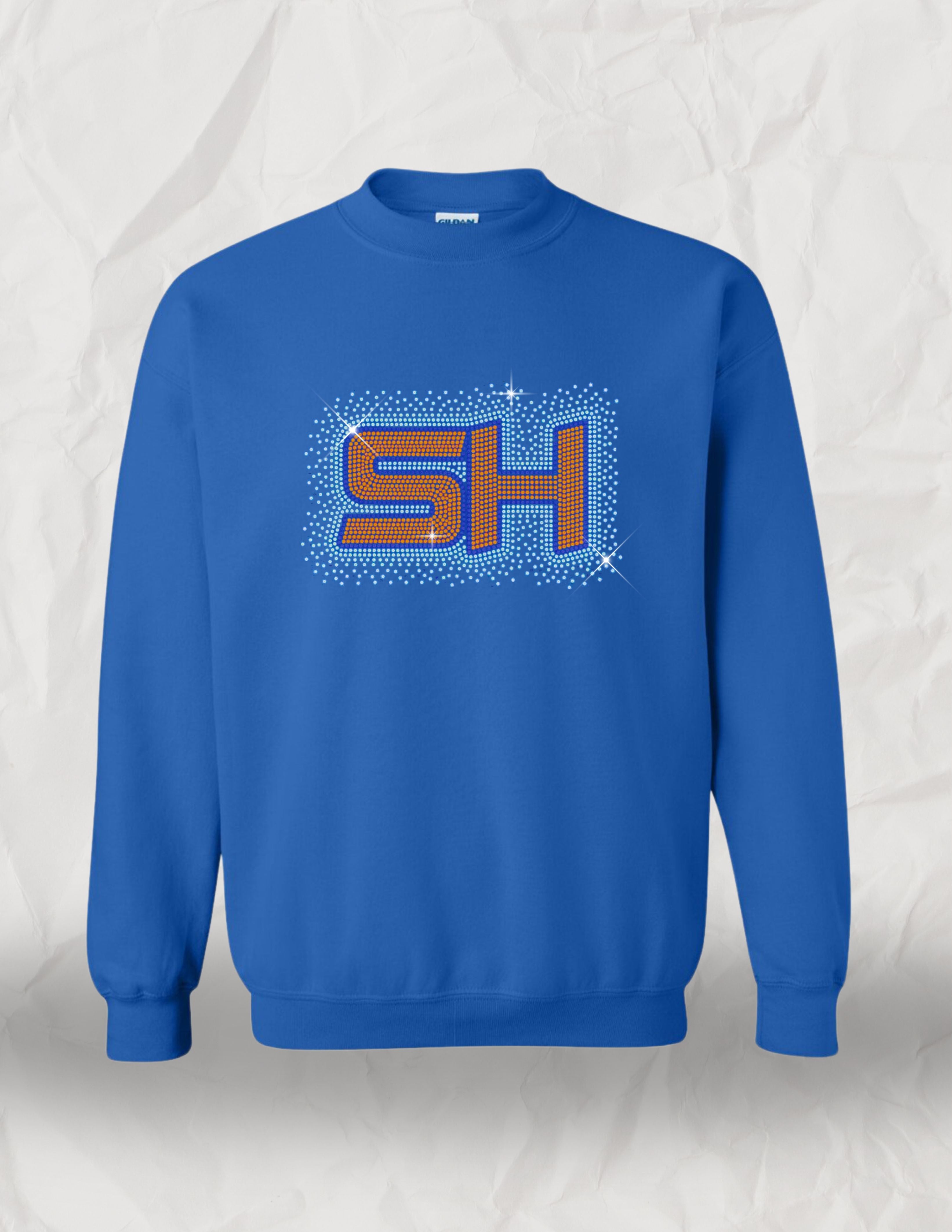 SH RHINESTONE CREWNECK