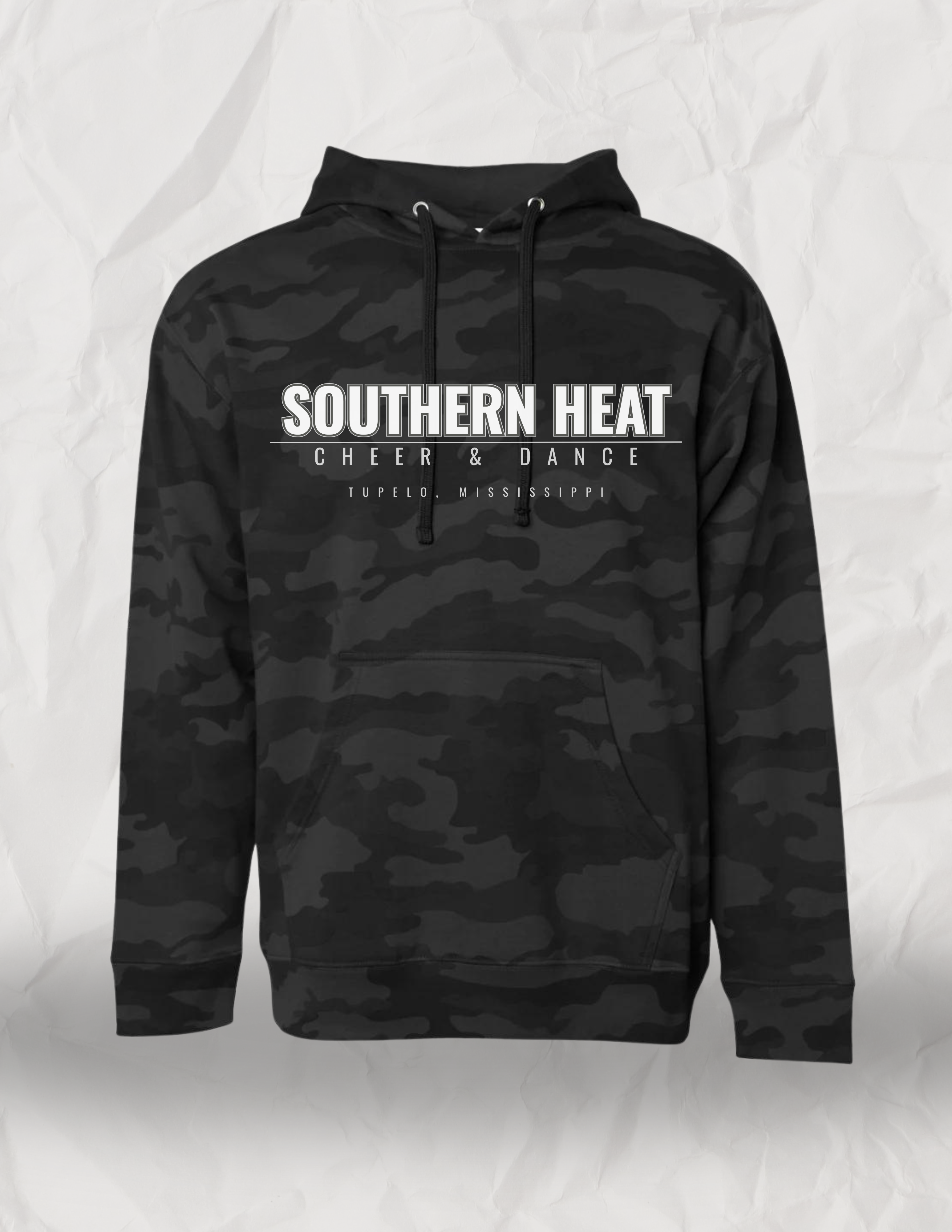 LIMITED EDITION! Basic Logo Black Camo Hoodie